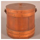 Antique Wood Handled Firkin
