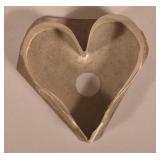 Antique Heart-Shaped PA Tin Cookie Cutter