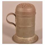 Antique Tin Powder Sugar Shaker w/ Star Design