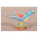 Luke Gottshall 1981 Carved PA Bird on Base