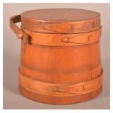 Small Vintage Wood Firkin