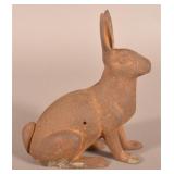 Large 2-Piece Cast Iron Rabbit Mold