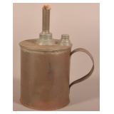 Antique Tin Oil Lamp