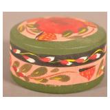 Signed Lehnware-Type Wood Compote