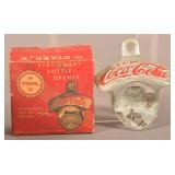 Vintage Coca Cola Starr Bottle Opener & Orig. Box