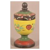 Sm. Vintage Lehnware-Type Saffron Cup