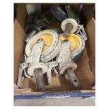 (4) 8 Inch Scaffolding Wheels