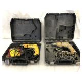 (2) DeWalt 3/8" Electric Drills