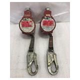 (2) Retractable Safety Tethers