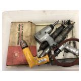 Pneumatic Impact Gun with Drill and Scalers