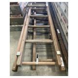 (2) Wooden Ladder Pieces