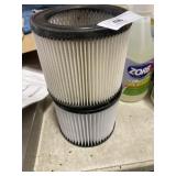 (2) Shop Vac Filters
