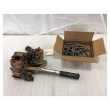 1-1/2 Ton Harrington Hoist with Come-A-Long