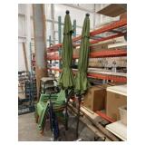 (2) Outdoor Patio Umbrellas