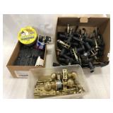 Door Latches with Brass Hinges