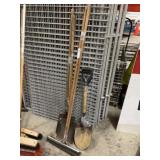 Assortment of Shovels w/ Squeegee