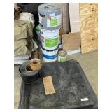 Assortment of Rubber Roofing, Tape, & Adhesive