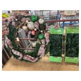48" D Christmas Wreath w/ Garland