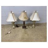 (3) Table Lamps