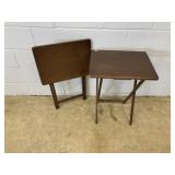 (2) Folding Hostess Tables