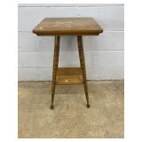 Vtg. Oak Parlor Table