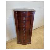 Mahogany Jewelry Armoire
