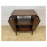 Mahogany Magazine Rack/Side Table