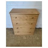 4-drawer Simulated Wood Chest of Drawers