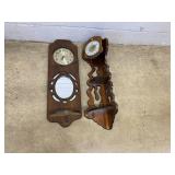 (2) Modern Battery Operated Clocks