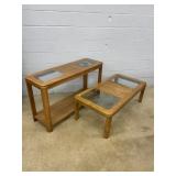 Oak Sofa Table & Coffee Table