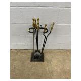 Set of Iron Fireplace Tools