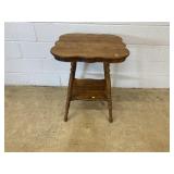 Vtg. Oak Parlor Table