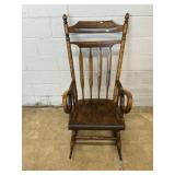 Plank Seat Rocking Chair