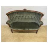 Victorian Upholstered Loveseat