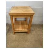 Modern Butcher Block Table