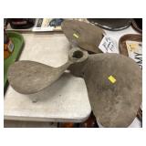 (2) Brass Boat Propellers