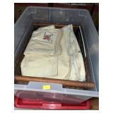 Embroidered Textiles, Storage Tote/Lid