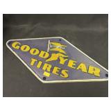 Contemporary Cast Metal GOODYEAR Sign
