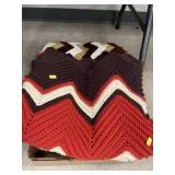 (2) Crafted Afghans