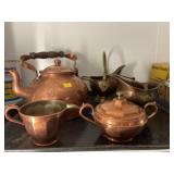 Copper Teapot with Shuttles