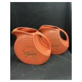 (2) Fiestaware Anniversary Pitchers