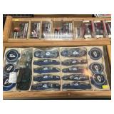 Dave Blaney 1:64 Scale Race Cars in Display Case