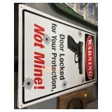 (2) Contemporary Tin Signs