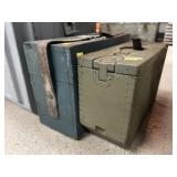 (2) Wooden Military Ammo Boxes