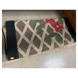 Floral Pattern Woven Rug
