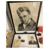 (3) U.S. WWII Military Dog Tags with Photos