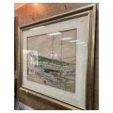 Putnam Framed Watercolor