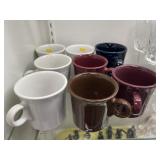 (8) Fiestaware Mugs