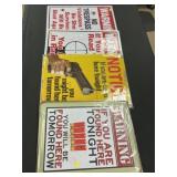 Contemporary Tin Signs