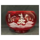 Fenton Hand Painted Bowl